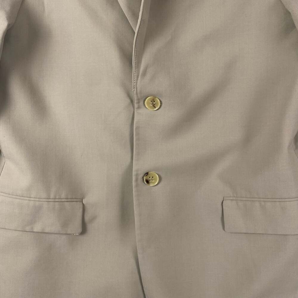 Zara Wool Blend Blazer Women S Beige Oversized Jacket Work Office Classic Layer - Picture 9 of 15